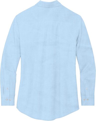 Women's Long Sleeve Stretch Woven Shirt | Lightweight Women's Button Up, Collared Business Casual Shirt in Saudi Arabia