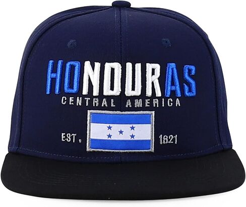 Trendy Apparel Shop Central America States Embroidered Flatbill Snapback Cap in Saudi Arabia