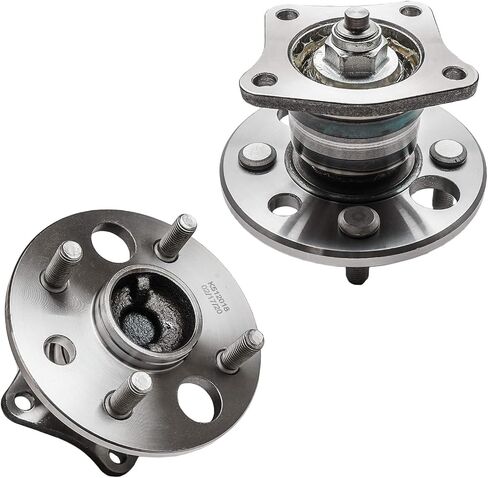 Detroit Axle - Rear 2pc Wheel Bearing Hubs for Toyota Corolla Chevrolet Prizm Geo Prizm, 2 Wheel Bearing & Hubs Assembly Replacement Bearing Hubs in Saudi Arabia