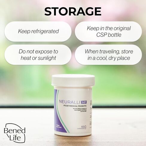 Bened Life Neuralli MP, Medical Food with PS128 for People with ASD and PD (30-Day Supply) in Saudi Arabia