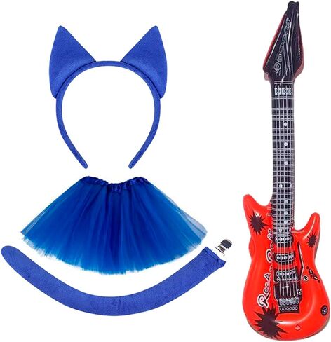 The Blue Cat Costume Accessories Set for Halloween Cosplay in Kuwait