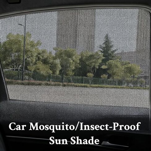 Car Screen Window Anti Mosquito and Insect Repellent car Curtains car mesh Cover Side Window Mosquito net Sunshade Universal Type in Saudi Arabia