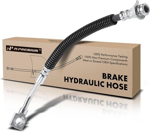 A-Premium Rear Driver or Passenger Brake Hydraulic Hose Compatible with Chevy Models - Corvette 1993 1994 1995 1996 5.7L - Replace# 17999558 in Saudi Arabia