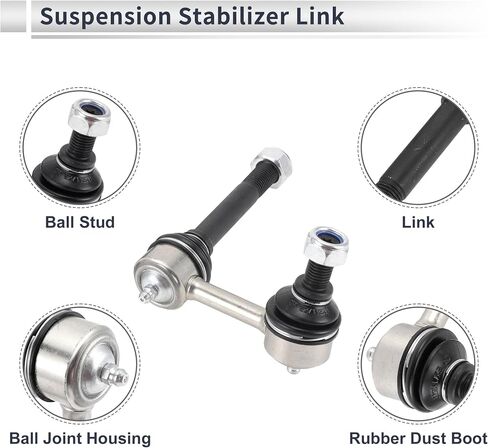 Front Stabilizer Bar Links with 2 Pcs Bushing for INFINITI Q50 2014-2019 Sway Bar Link Kits Suspension Bar End Links No.K750193/K750194/K200283 1 Set in Saudi Arabia