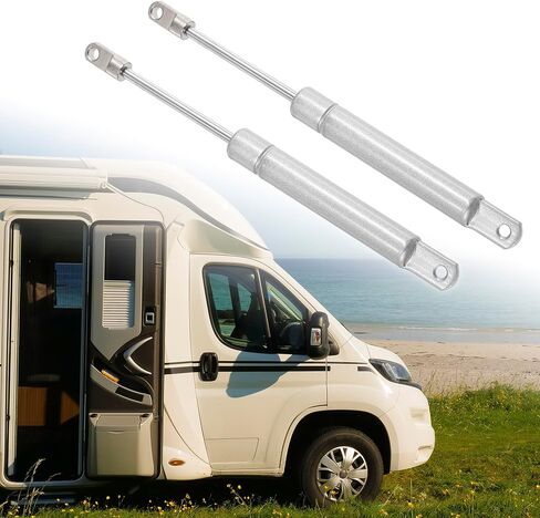 X AUTOHAUX 2 Pcs 6 Inch 10Ib/45N Silver Tone Lift Supports Struts Shocks Gas Spring Universal for RV Car Truck Boat Window Cabinet Door Cover Lids in Kuwait