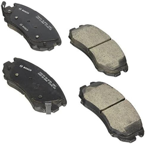 BOSCH BC924 QuietCast Premium Ceramic Disc Brake Pad Set - Compatible with Select Hyundai Azera, Elantra, Sonata, Tiburon, Tucson; Kia Amanti, Magentis, Optima, Soul, Sportage; FRONT in Saudi Arabia