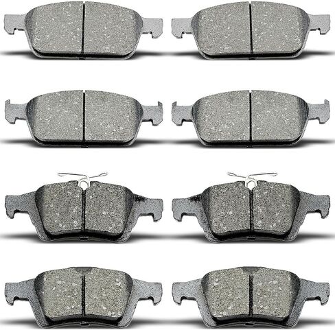 D1564 D1645 8pcs Front Rear Ceramic Brake Pads Kits fit For 2013-2016 For Ford Escape,2014-2018 For Ford Transit Connect in Saudi Arabia