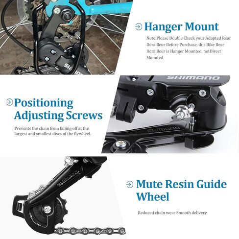 Rear Derailleur RD-TZ31A 6/7 Speed Direct Mount Derailleur for Mountain Bike Tricycle Commuter Bike Cruiser Bike in Kuwait