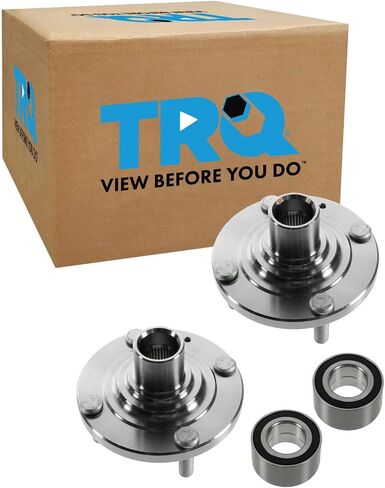 TRQ 2 Piece Front Wheel Bearing & Hub Kit Set Compatible with 2004-2008 Suzuki Forenza 2005-2008 Reno in Saudi Arabia