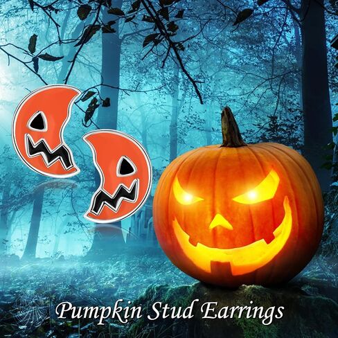 Ghost/Pumpkin/Skull Earrings Sterling Silver Halloween Earrings Ghost Jewelry Halloween Gifts for Women Girls in Saudi Arabia