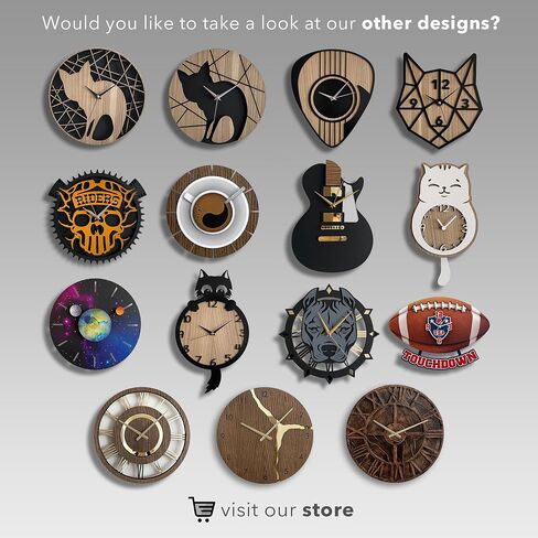 Luxury Themed Wooden Wall Clock, Modern Design, Wall Clock for Luxury Style, Large Analog Silent Clock, Unique Home Decoration and Home Gifts in Saudi Arabia