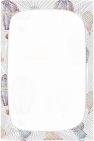 World Map Crib Sheets for Boys and Girls, Fitted Baby Crib Sheets Soft and Breathable Mini Crib Sheets 39 X 27 X Inches in Kuwait