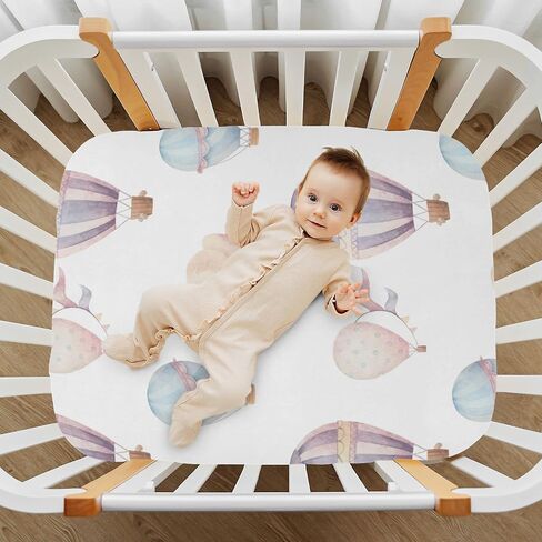 World Map Crib Sheets for Boys and Girls, Fitted Baby Crib Sheets Soft and Breathable Mini Crib Sheets 39 X 27 X Inches in Kuwait