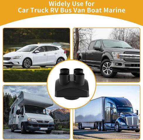 1 Pc Car Warm Air Vent Outlet Car Truck RV Bus Van Boat Warm Air Ducting Vent Outlet Cover Plastic 75mm 42mm in Saudi Arabia