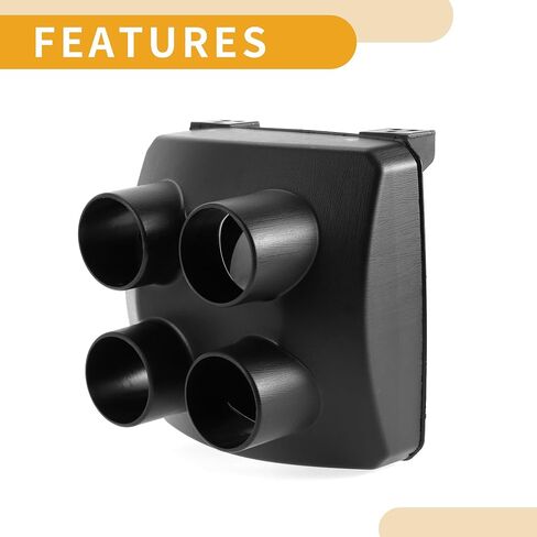 1 Pc Car Warm Air Vent Outlet Car Truck RV Bus Van Boat Warm Air Ducting Vent Outlet Cover Plastic 75mm 42mm in Saudi Arabia