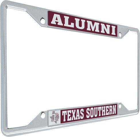 Desert Cactus Texas Southern University Car Accessories Tigers Metal License Plate Frame and Tag Holder for Front or Rear of Car (Alumni) in Saudi Arabia