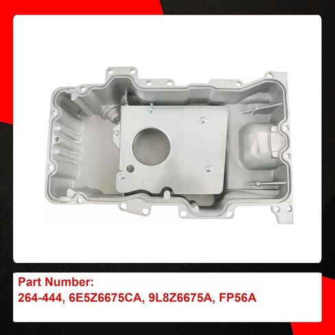 264-444 Engine Oil Pan Sump with Drain Plug Compatible with Ford Escape 2009-2012 Fusion 2006-2012 Mercury Milan 2006-2011 Mariner 2009-2011 Lincoln Zephyr 2006 Replace 6E5Z6675CA in Saudi Arabia