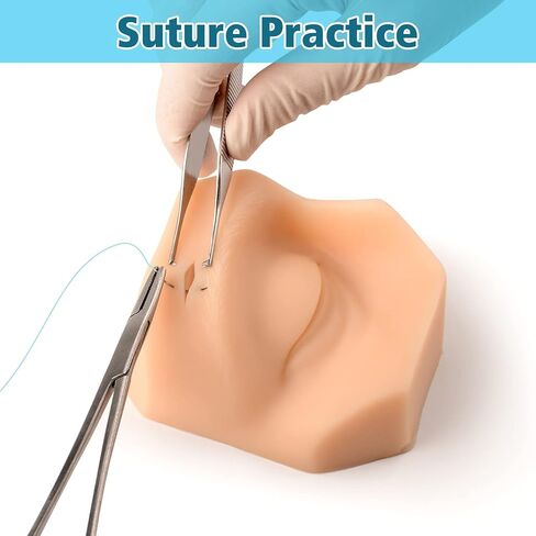 Soft Silicone Nose Model for Practicing Suture, Silicone Flexible Model for Jewelry Display, Rubber Nose for Teaching Instructions in Kuwait