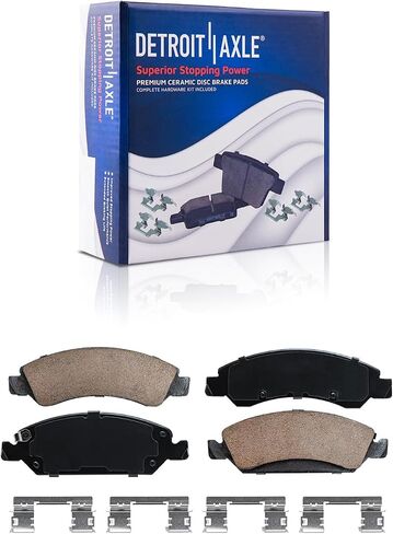 Detroit Axle - Brake Kit for Chevy GMC Silverado Suburban Sierra 1500 Yukon Avalanche Escalade Drilled Disc Brakes Rotors Ceramic Brake Pads Replacement : 12.99" inch Front & 13.58" inch Rear Rotor in Saudi Arabia