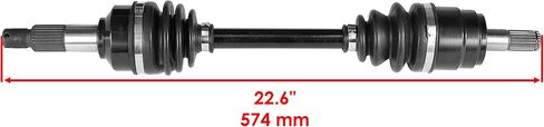 Caltric Front Rear Left Right Complete Axles Compatible with Arctic Cat 650 4X4 H1 2006-2011 in Saudi Arabia