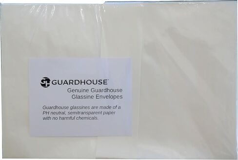 Guardhouse Glassine #4.5 مغلفات 3 1/8 × 5 1/16 بوصة 79.5 × 128.5 ملم عبوة من 1000 in Saudi Arabia
