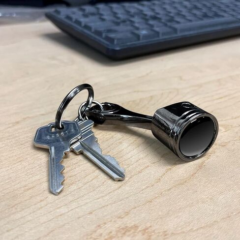 iPick Image for Ford F-150 Raptor Logo in Black on Black Engine Piston and Rod Metal Key Chain in Saudi Arabia