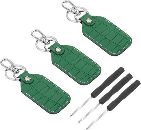 PATIKIL Leather Key Fob Genuine Leather Keys Cover RFID Key Fob Protector Air Tag Holder Case in Saudi Arabia