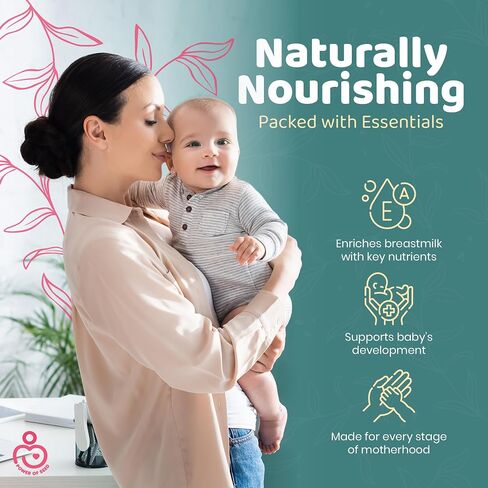 Milkrush Lactation Support for Breastfeeding - Oats Seeds & Almond Lactation Drink Mix - Milk Booster for Breastfeeding Superfood Mix with Omega 3, Iron & Calcium - Kosher Certified - 12oz Bag in Saudi Arabia