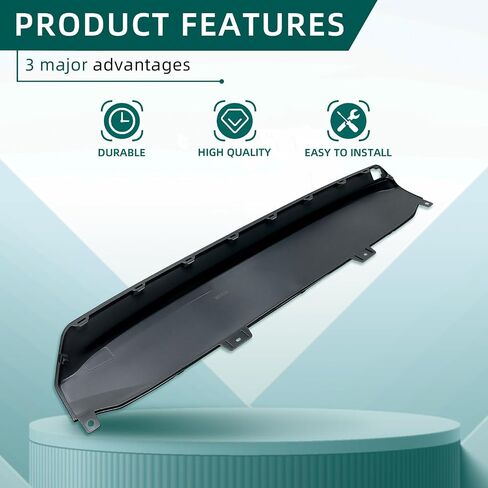 AUTOKAY Bumper Cover Garnish for Honda Civic 2016-2018 Valance Plastic Textured Rear Replaces 71502TBAA00 in Saudi Arabia