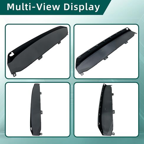 AUTOKAY Bumper Cover Garnish for Honda Civic 2016-2018 Valance Plastic Textured Rear Replaces 71502TBAA00 in Saudi Arabia