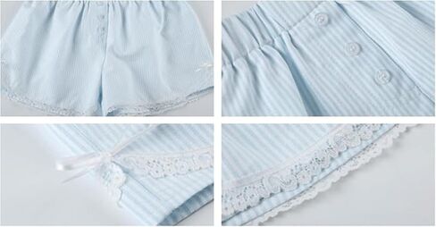 Boxer Shorts for Women Casual Striped Lounge Shorts with Pockets Baggy Elastic Waist Pajama Shorts Bottoms Summer in Saudi Arabia