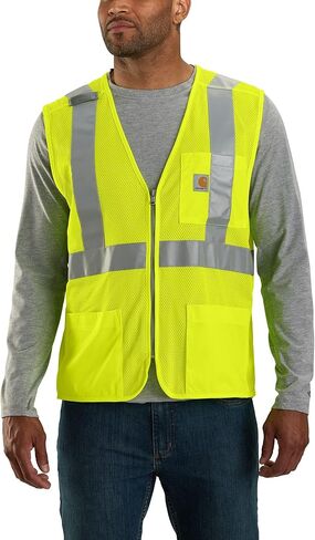 سترة Carhartt للرجال 106171 شبكية عالية الوضوح متعددة الجيوب فئة 2 in Saudi Arabia