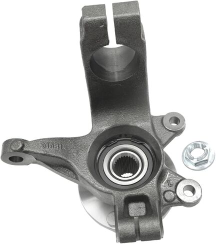 Black Front Left LH Steering Knuckle Wheel Hub Assembly For 2006 2007 2008 2009 2010 2011 Ford Focus with 4 Bolt Wheels 698-407 in Saudi Arabia