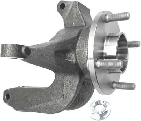 Black Front Left LH Steering Knuckle Wheel Hub Assembly For 2006 2007 2008 2009 2010 2011 Ford Focus with 4 Bolt Wheels 698-407 in Saudi Arabia
