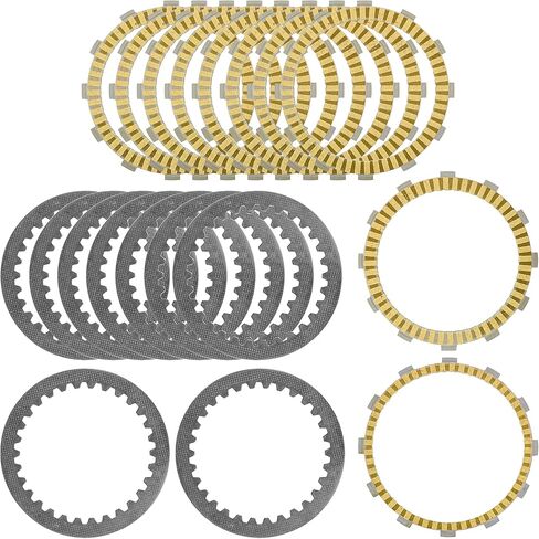 Caltric Clutch Friction Steel Plates Compatible with Suzuki DL1000 V-Strom VStrom 1000 2002 2003 2004 2005-2012 in Saudi Arabia