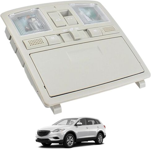 26430C990D مصباح إضاءة قراءة خريطة وحدة التحكم العلوية الداخلية للسيارة متوافق مع 2013-2018 Nissan Bluebird SYLPHY X-Trail Altima Sentra قبة مصباح السقف للقراءة يحل محل 26430-C990D in Saudi Arabia