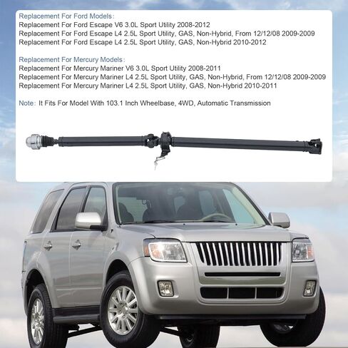 Rear Drive Shaft Assembly 936-892 Replacement For Ford Escape 2008-2012, Replacement For Mercury Mariner 2008-2011 Replace 936892, 65-2008, 652008, BL8Z4R602A Driveshaft 4WD Automatic Transmission in Saudi Arabia