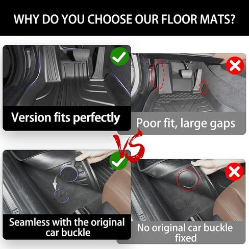 Premium Cargo Liner for 2020-2024 Land Rover Defender 110 Custom Fit All Weather Trunk Mat TPO Cargo Tray Floor Mat for Land Rover Defender 110 All Models, Black (ONLY for Defender 110) in Kuwait