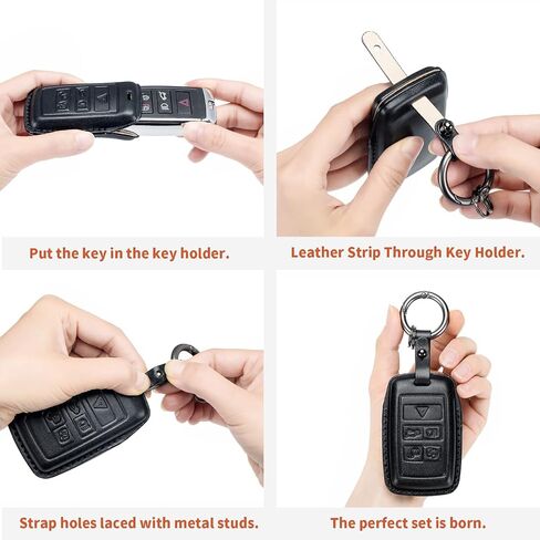 for Chevy Key Fob Cover Genuine Leather with Keychain,Leather Key Case Protector Compatible with 2016-2019 Chevy Malibu Camaro Cruze Traverse Spark Sonic 2020 2021 Blazer in Saudi Arabia