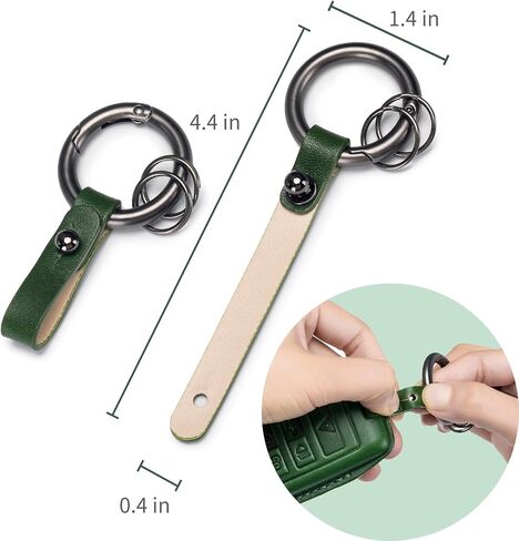 for Chevy Key Fob Cover Genuine Leather with Keychain,Leather Key Case Protector Compatible with 2016-2019 Chevy Malibu Camaro Cruze Traverse Spark Sonic 2020 2021 Blazer in Saudi Arabia