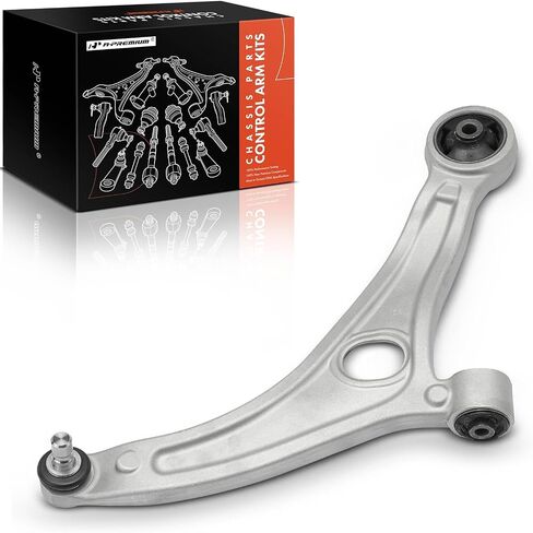 A-Premium Front Right Lower Control Arm, with Ball Joint & Bushing, Compatible with Hyundai Sonata 2011-2015, Azera 2015-2017 & Kia Optima 2011-2016 in Saudi Arabia