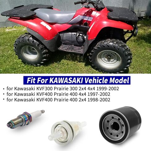 طقم مرشح الهواء الرغوي والزيت/الفول لـ Kawasak Prairie 300/400/KVF300/KVF400 2x4 4x4 in Saudi Arabia
