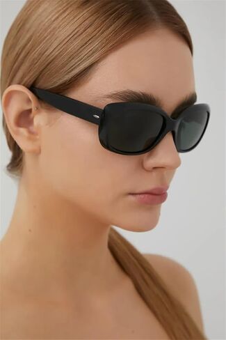 ADE WU Rectangle Sunglasses for Women Polarized UV Protection Black Tortoise Shell Frame in Saudi Arabia