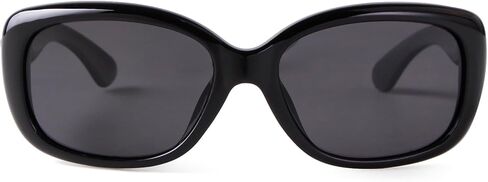ADE WU Rectangle Sunglasses for Women Polarized UV Protection Black Tortoise Shell Frame in Saudi Arabia