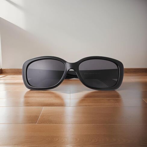 ADE WU Rectangle Sunglasses for Women Polarized UV Protection Black Tortoise Shell Frame in Saudi Arabia