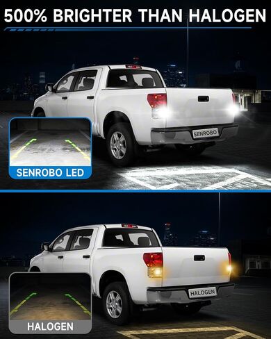 921 912 مصباح إضاءة عكسي LED مناسب لسيارة Toyota 4Runner 2001-2024، لمبة LED T15 فائقة السطوع مع عدسة، استبدال أضواء احتياطية بيضاء باردة 6000K، حزمة من 2 in Kuwait