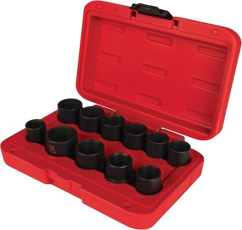 Performance Tool M991 11pc Master Lug Nut Socket Set, Designed to fit Lug Nuts That Measure 17, 18.5, 20, 21.5, 23, 24.5 or 26mm and 3/4, 13/16, 1 and 1-1/8-Inch in Saudi Arabia