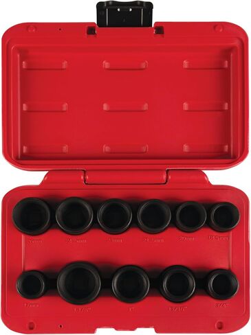 Performance Tool M991 11pc Master Lug Nut Socket Set, Designed to fit Lug Nuts That Measure 17, 18.5, 20, 21.5, 23, 24.5 or 26mm and 3/4, 13/16, 1 and 1-1/8-Inch in Saudi Arabia