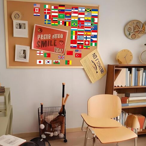 66 Pack Flags of The World Stickers - Premium Country Flag Stickers Set - Durable World Flags and Country Stickers Waterproof Decals for Car Bumper/Truck/Motorcycle/Helmet/Laptop/Window/Box in Kuwait