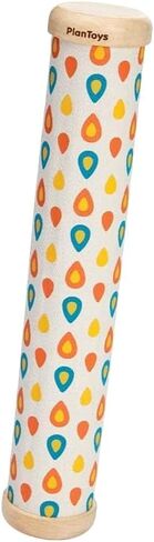 PlanToys Oval Xylophone Toddler Musical Instruments - Sustainably-Made Wooden Xylophone with 5 Colorful Panels , Sturdy Handle for Easy Grip, and Wooden Mallet in Kuwait